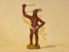 FIGURINE EN COMPOSITION SORCIER INDIEN GJ INCAMIM DURSO CHIALU NB ELASTOLIN NB