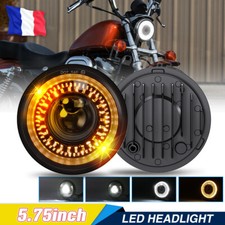 5 3/4" 5.75 Pouce LED Phare Feux Avant Hi/Lo Moto Lampe Projecteur Headlight