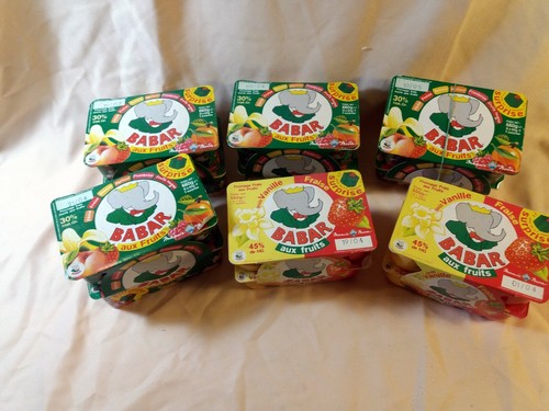 Babar pots yaourt vides - yaourt,