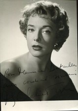 Micheline PRESLE ORIGINAL PHOTOGRAPH Lucienne CHEVERT 18*13 with AUTOGRAPH 