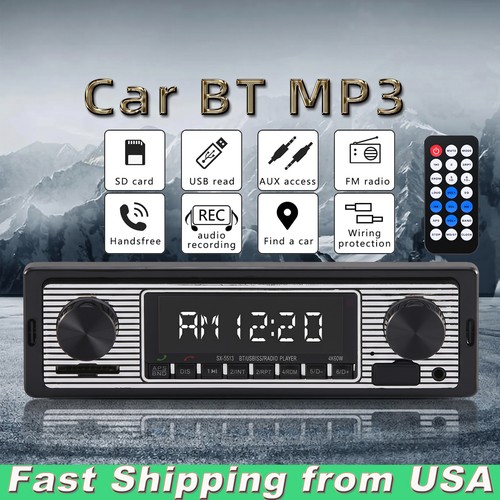 Single din car - bluetooth, mp3