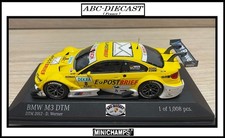 BMW M3 DTM N°8 Jaune/ Déco
