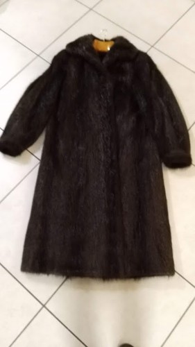 Long manteau fourrure - manteau,