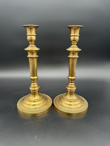 Paire flambeau laiton - paire,