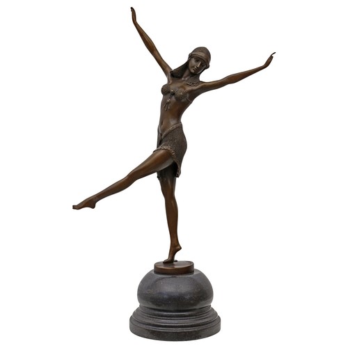 Statuette bronze danseuse - en,