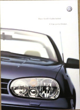 VW Golf IV convertible Classicline brochure brochure from 4/2001, 16 pages (Y)