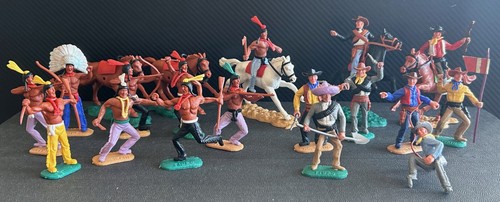 Vintage 1960 19 figurines - -,