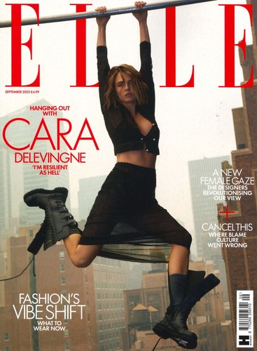 Elle revue cara - elle, revue,cara