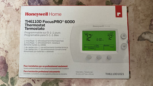 New honeywell th6110d1021 - new,