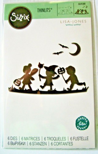 Halloween silhouettes sizzix - halloween,