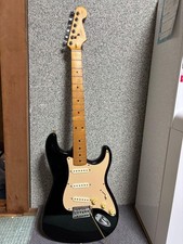 Fender Stratocaster Electric Guitar Black Used