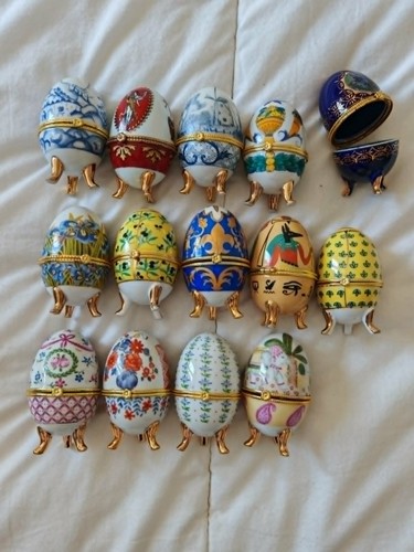Lot œufs bijoux - œufs, en