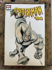 Spider-Man '94 1C Blank Variant | Rhino Sketch Cover | Copic Posca Micron