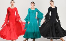 Ballroom Competition Dance Dress Modern Waltz Tango Standard Dress