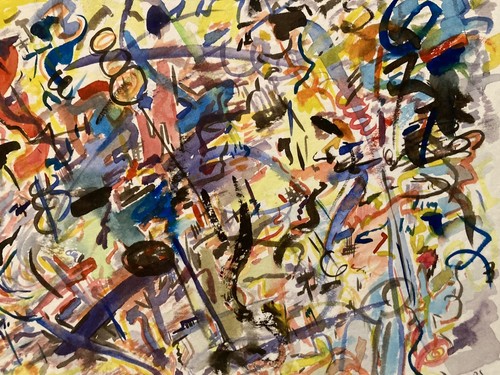 Painting peinture 1980 - painting,