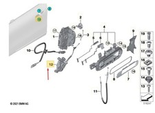 BMW IX I20 Porte gauche gauche Automatique Soft Closing 51217932225 Nouveau auth
