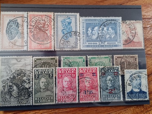 Timbres anciens congo belge - timbres,