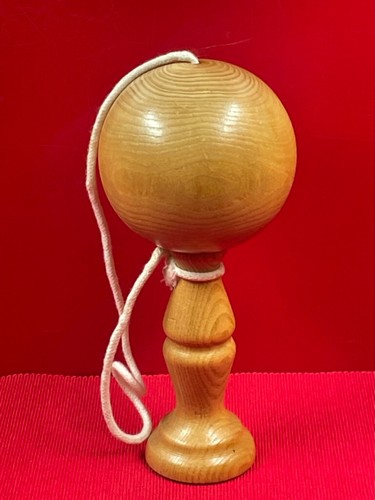 Jouet bois ancien bilboquet - jouet,