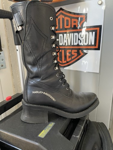 Bottes femmes cuir harley - femmes,