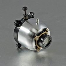 Cox .049 Black Widow Engine Stunt Fuel Tank Conversion .049 8 cc - Silver