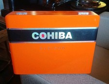 COHIBA RUBICON - ROBUSTO -  ORANGE EMPTY CIGAR BOX 