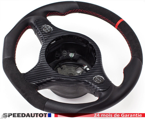 Volant aplati alcantara - volant, en