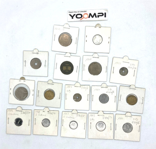 Objet ancien lot monnaie