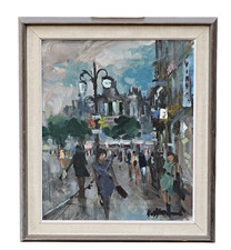 Tableau Huile Sur Toile Signé