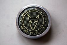 Rare Original Wolfrace Alloy Wheel Center Plastic Cap Cover Hub SILVER / GRAY