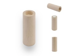 Bougeoir bois rond 16cm –