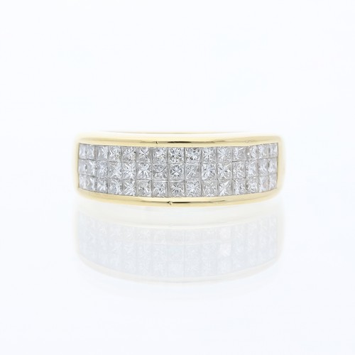 Bague diamants - 1,00, ct.