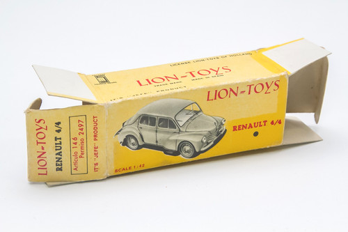 Lion toys jefe renault 4cv - lion,