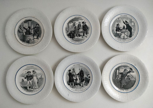 Luneville lot assiettes - de, 6