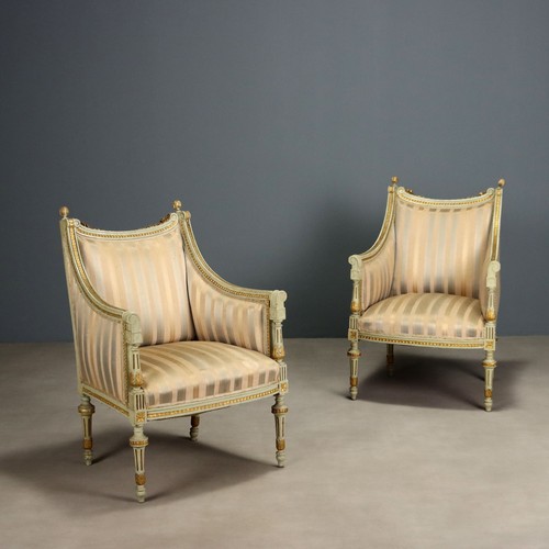 Fauteuils anciens bois gravé - anciens,