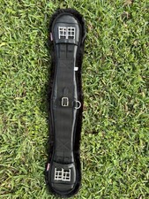 LeMieux Integrated Black/Black Sheepskin Dressage Girth 75cm/30”