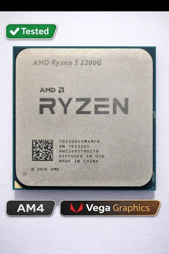 Amd ryzen 2200g cpu - ryzen,