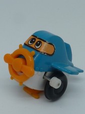 WINDUP ANCIENNE FIGURINE PLASTIQUE * PETIT AVION DROLE