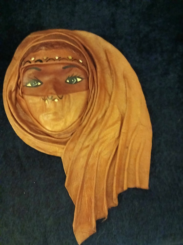 Masque cuir venant maroc - cuir, du