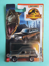 MINIATURE MATCHBOX 1/64 JURASSIC WORLD JEEP WAGONEER 1989