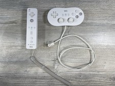 Nintendo Wii White Classic Controller Lot  RVL-005 Official OEM