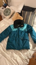 Never Worn!! Kanuk Vintage winter jacket, Large (size 4) , blue/green, turquoise