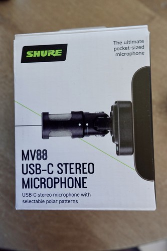 Shure mv88 usb micro - shure, usb-c
