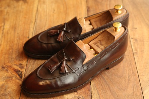Mocassins cuir marron à - en,