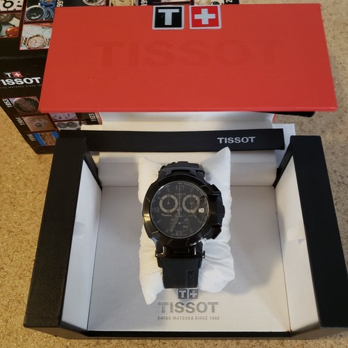 Tissot men race - , black