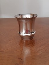 TIMBALE VINTAGE METAL BLANC