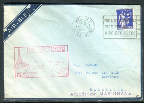 Enveloppe air bleu avec - enveloppe,