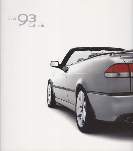 Catalogue brochure saab 3 - brochure, 9.3