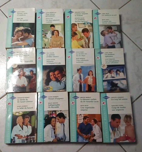 Lot livres harlequin - 12,