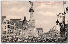 51 REIMS - fontaine sube un jour de fete