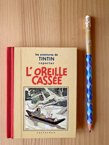 Hergé tintin l - tintin, l'oreille